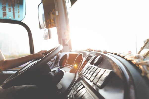 salpicadero de autobús