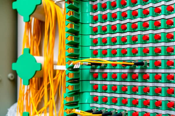 Caja de línea teléfono