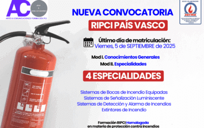 Certificación Operario RIPCI en País Vasco – Formación Homologada en Protección Contra Incendios