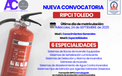 Certificación Operario RIPCI en Toledo – Formación Homologada en Protección Contra Incendios