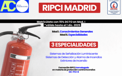 Certificación Operario RIPCI en Madrid – Formación Homologada en Protección Contra Incendios