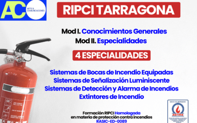 Certificación Operario RIPCI en Tarragona – Formación Homologada en Protección Contra Incendios